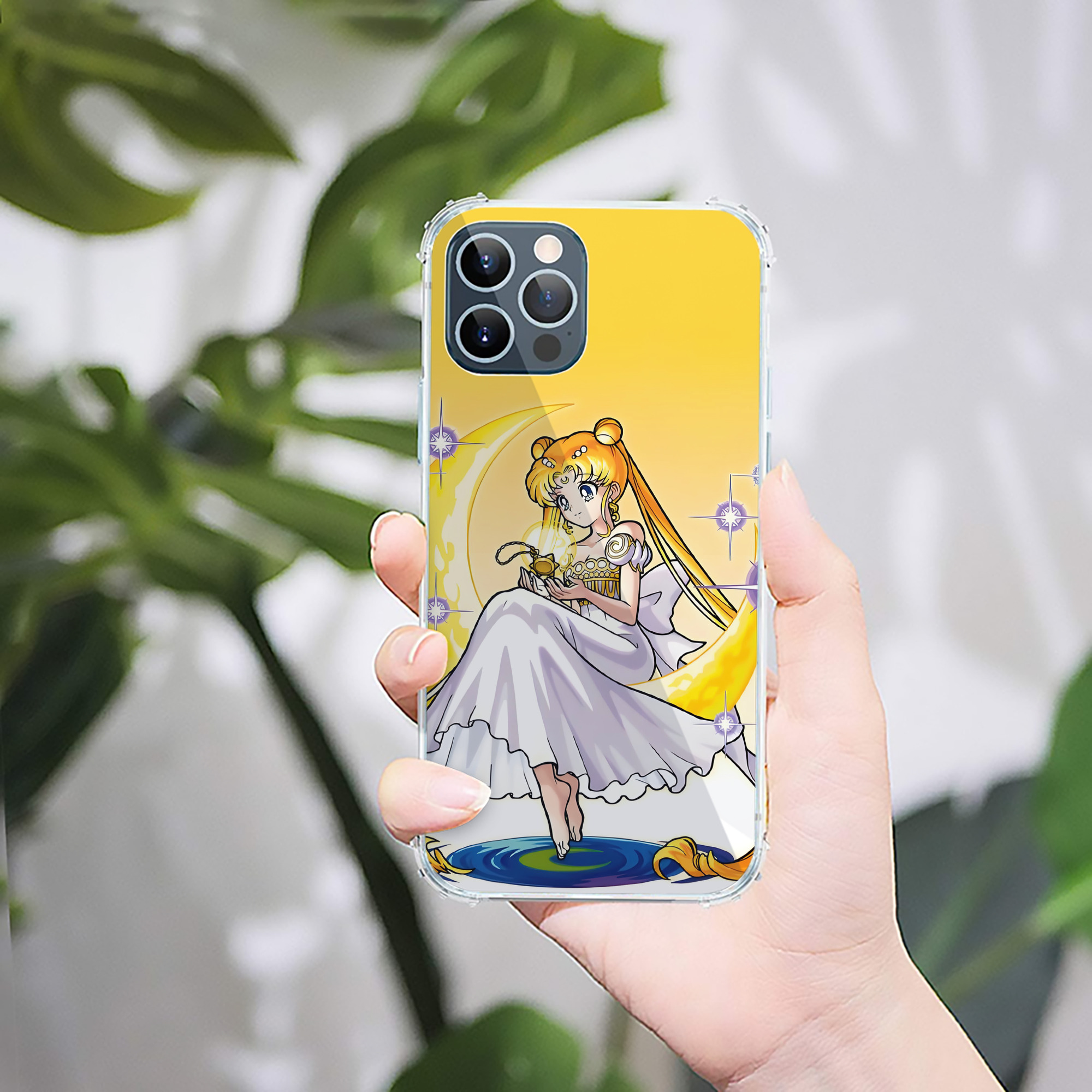 （画像用） 美少女戦士セーラームーン Sailor Moon 【iPhone 12シリーズ対応】透明スマホケース（クリアソフトケース）